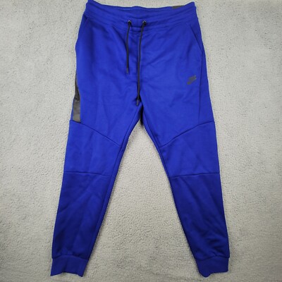 NIKE Tech Fleece Joggers 805163-328 Pants Game Royal Blue Mens Size 2XL XXL