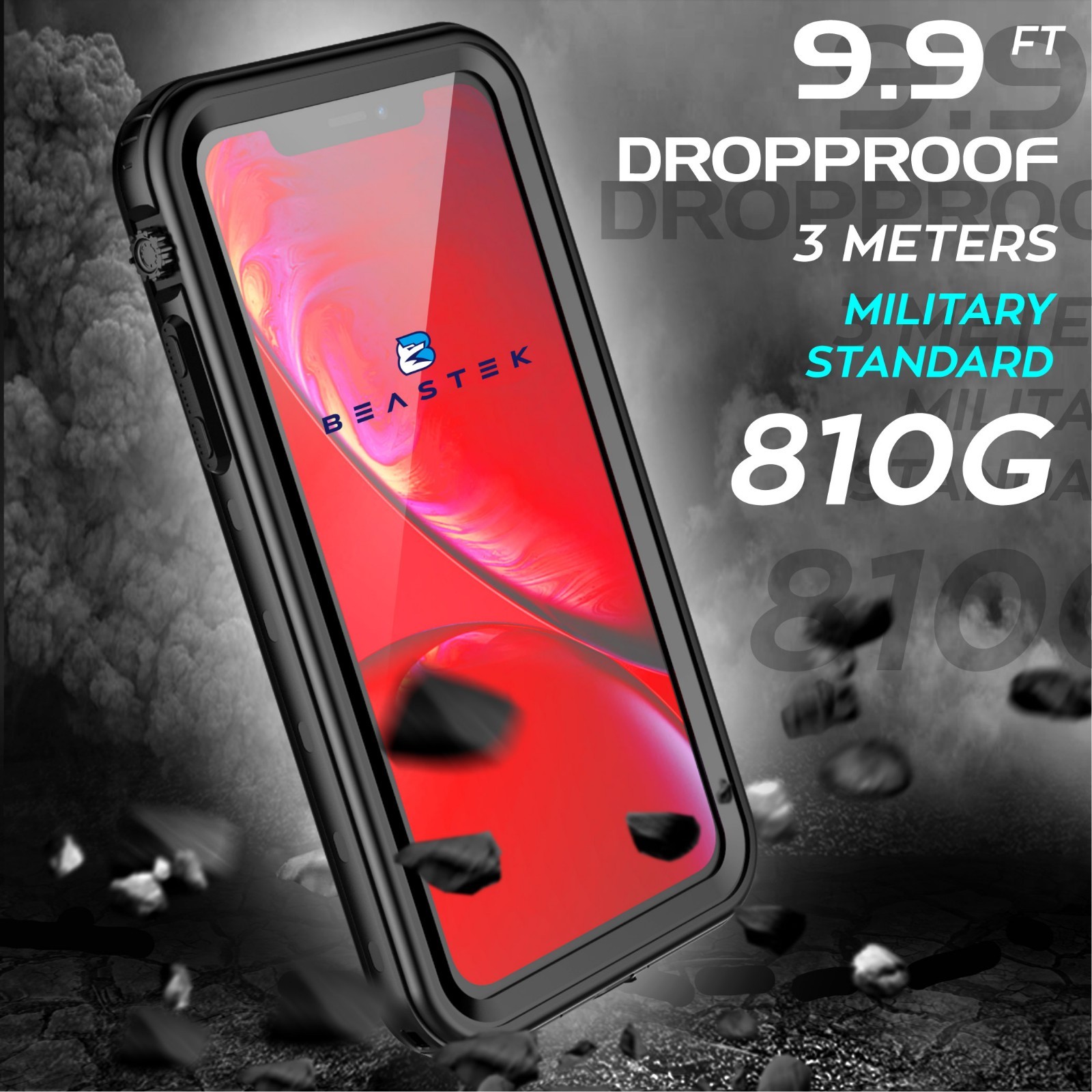 For Apple iPhone XR Waterproof Case Shockproof Dirtproof Snowproof XS MAX Cover
