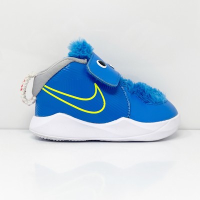 

Nike Girls Team Hustle D9 CT4066-400 Синие повседневные кроссовки, размер 6C, Синий, Team Hustle D9