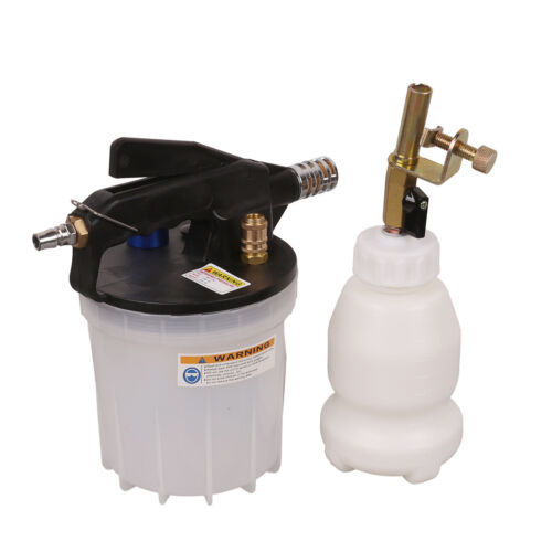 2L Oil Suction Pot Vacuum Flushing Brake Oil Bleeder Kit + Break Fluid Extractor