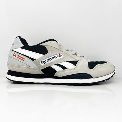 

Reebok Mens GL 3000 AR1101 Белая повседневная обувь Кроссовки Размер 9, Белый, GL 3000