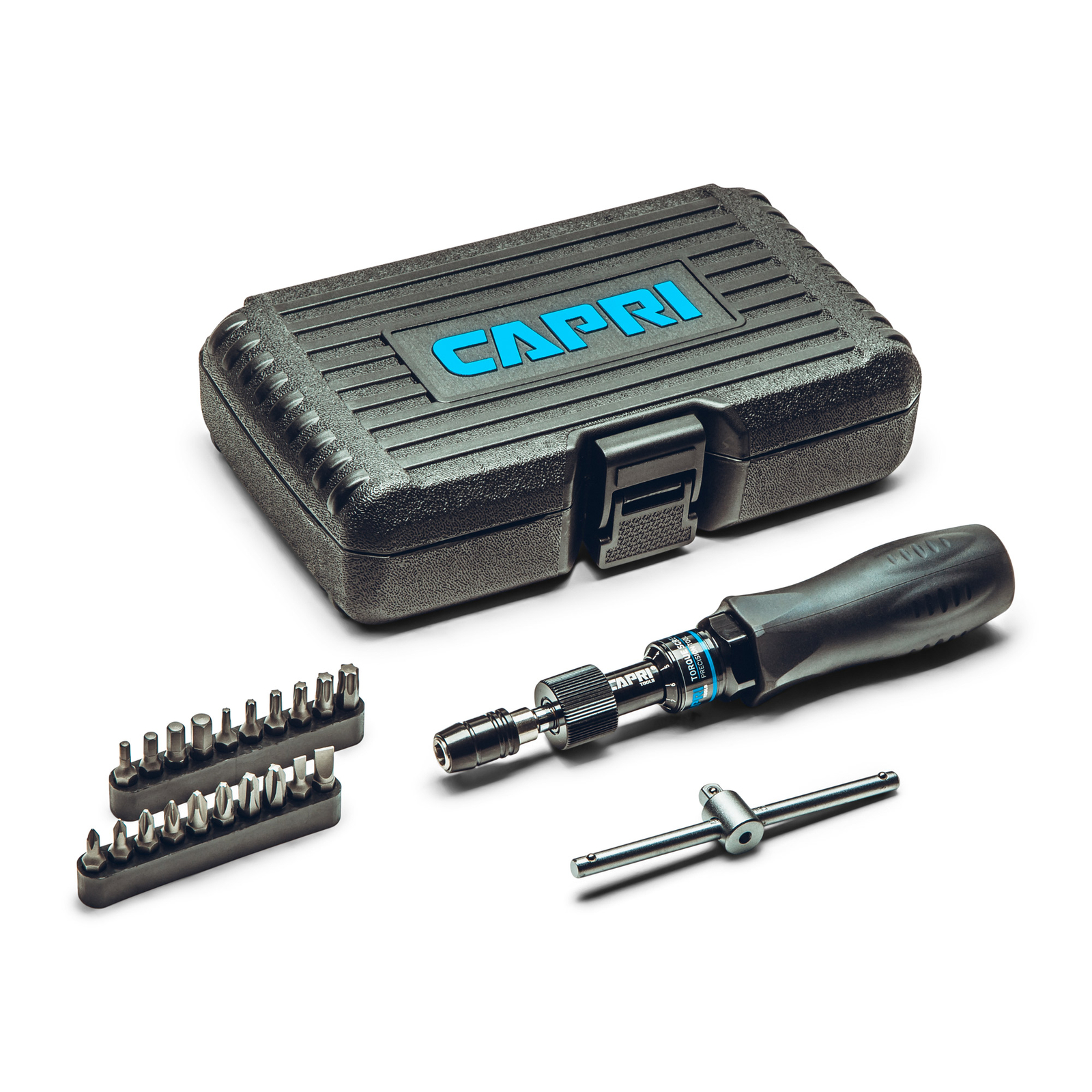Capri Tools 21075 Certified Torque Limiting Screwdriver Set 10 to 50 inch pounds