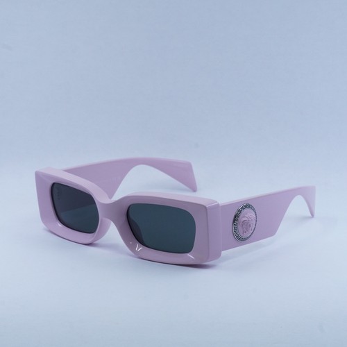 Pre-owned Versace Ve4474u 548587 Pink/dark Grey 52-20-140 Sunglasses In Gray