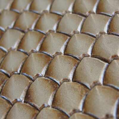 Leather Stamping Tool - Ridged Dragon Scale Stamp