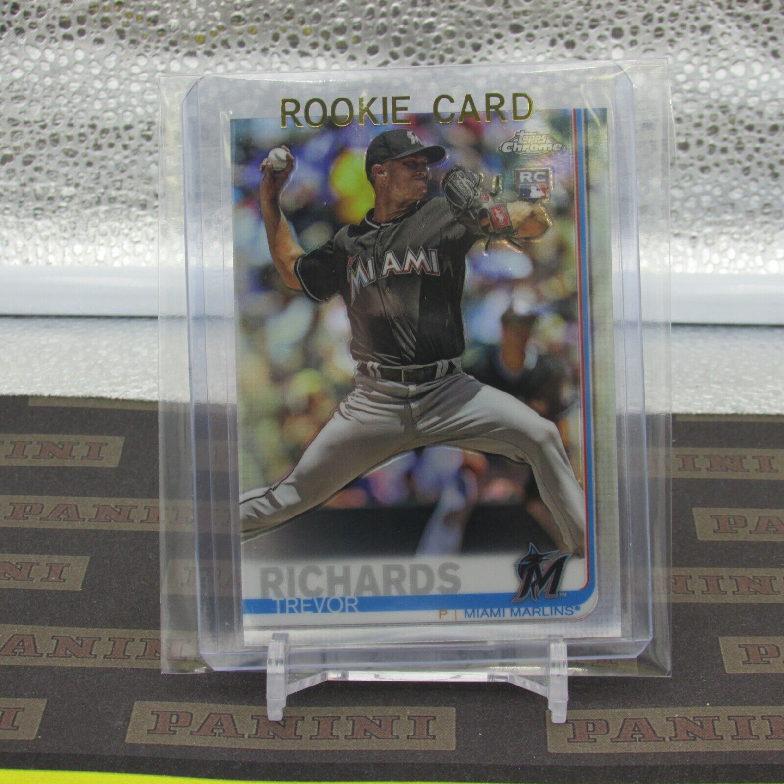 2019 Topps Chrome Trevor Richards Refractor Rookie Baseball Card #93. rookie card picture