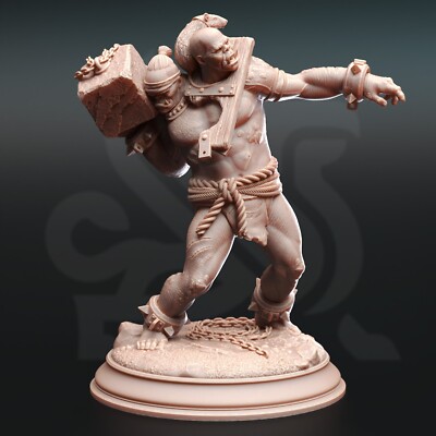 Droggod Tribe Ettin Troll Ogre Cyclops Fighter Warlock Druid Miniature | D&D DnD
