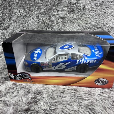 Hot Wheels Pfizer #6 2001 Racing Die Cast 1:24 Roush Racing 50280