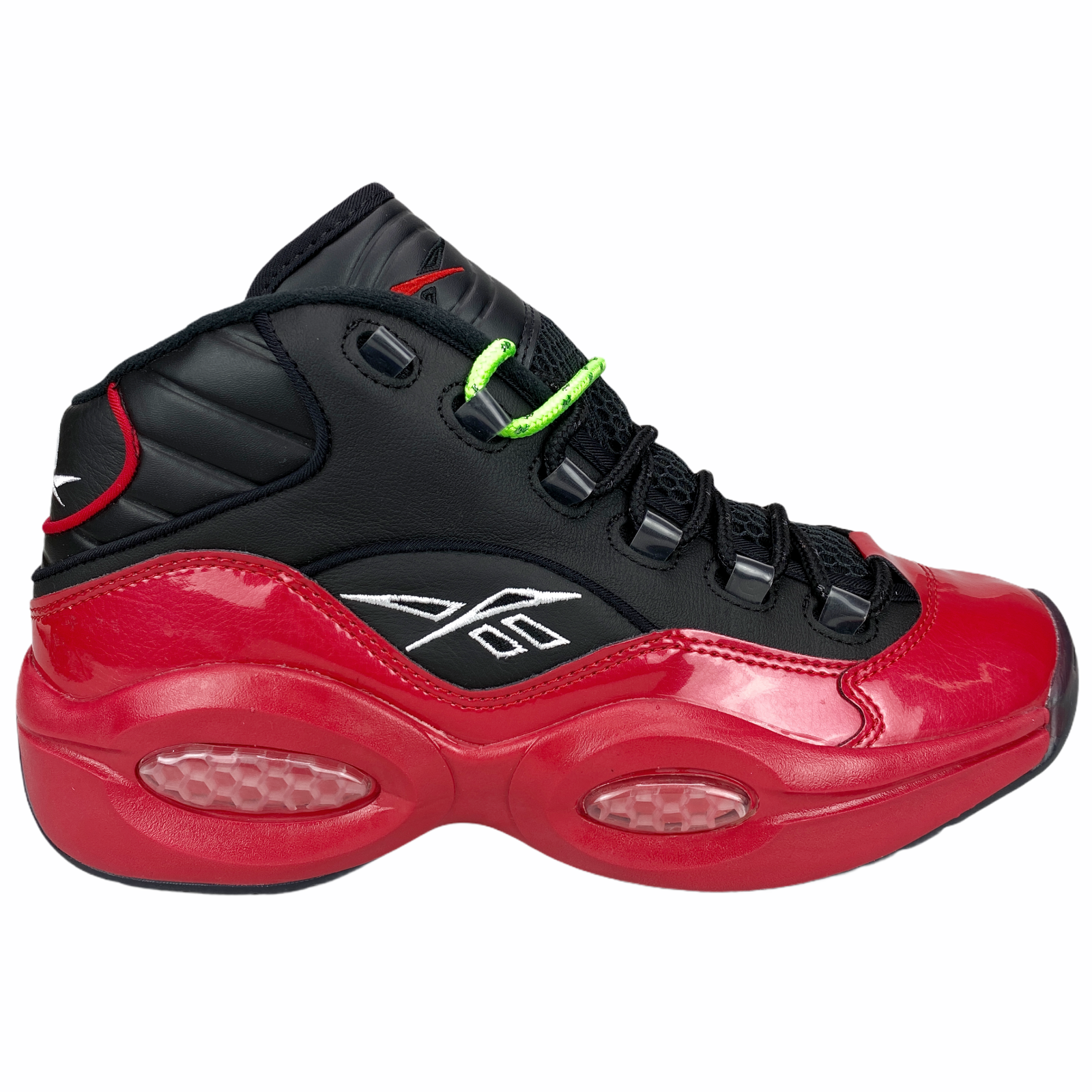 Баскетбольные кроссовки Reebok Question Mid Philly 76ers Bred Street Sleigh Iverson