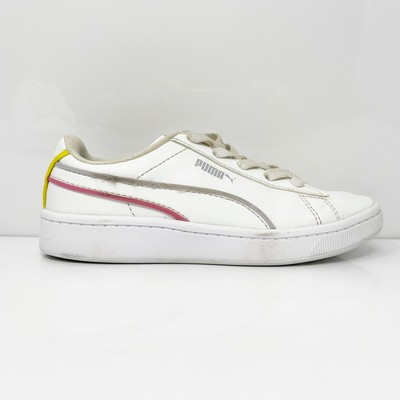 

Puma Girls Vikky V2 371485-03 Белая Повседневная Обувь Кроссовки Размер 1C, Белый, Vikky V2