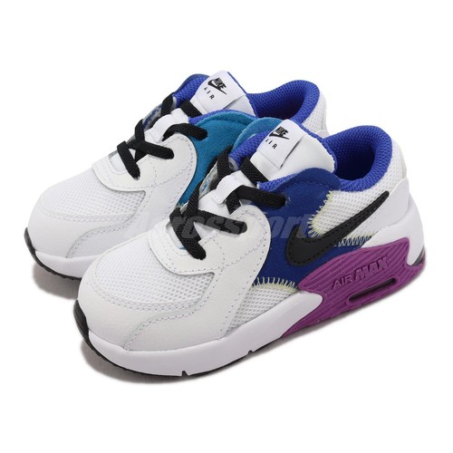 

Nike Air Max Excee TD White Black Hyper Royal Toddler Infant Casual CD6893-117, Белый, Air Max Excee Td