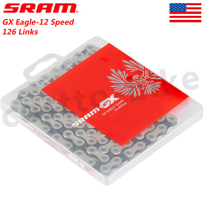 SRAM GX Eagle 12 Speed Chain 126 Links MTB Mountain Bike Bicycle Chain Powerlock
