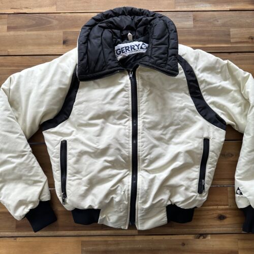 VINTAGE Gerry Down Puffer Ski Coat Jacket Womens Medium White Made USA 80s 90s VINTAGE Gerry Down Puffer Ski Coat Jacket Womens Medium White Made USA 80s 90s