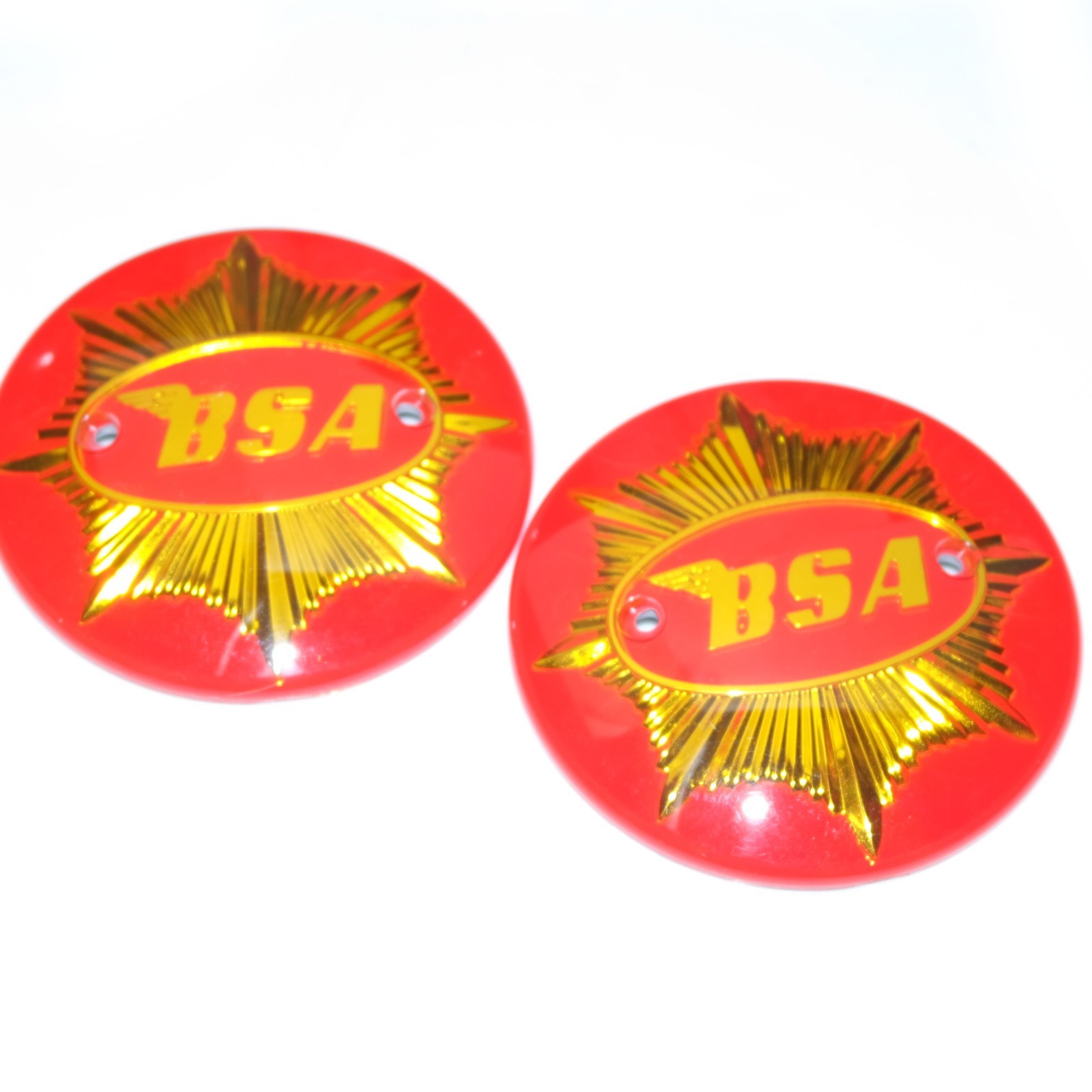 BSA Gold Star Petrol Fuel Gas Badge Emblem Decal Set  