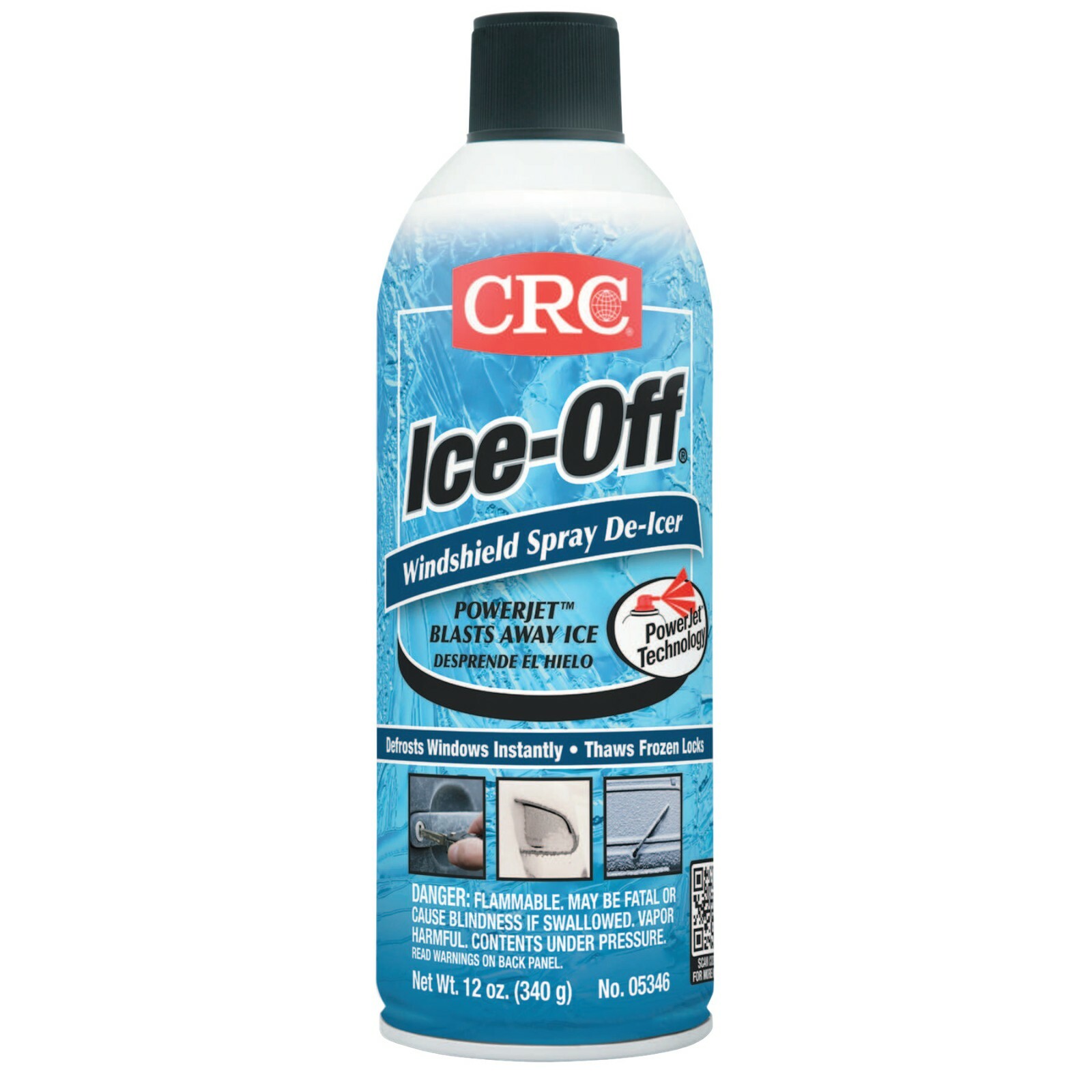 Crc Iceoff Windshield Spray Deicer 4 Pack 12 Wt Oz 05346 New