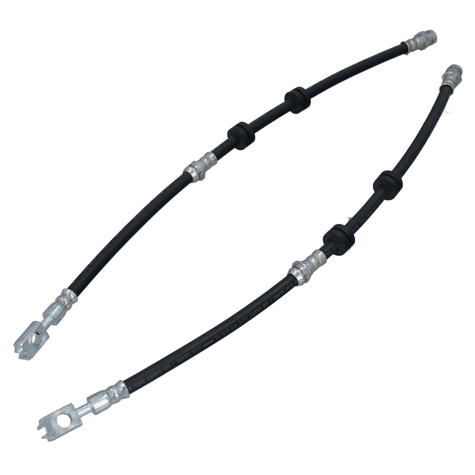2x Bremsschlauch Bremsleitung Vorne für Seat Corodba Ibiza Skoda Fabia Roomster