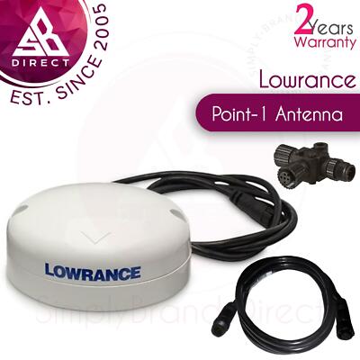Lowrance Point-1 GPS/HDG Antenna with Built-In Compass