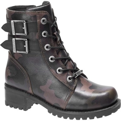 

Harley-Davidson Женские Ботинки Fairview Black 11 M Кожаные, Черный