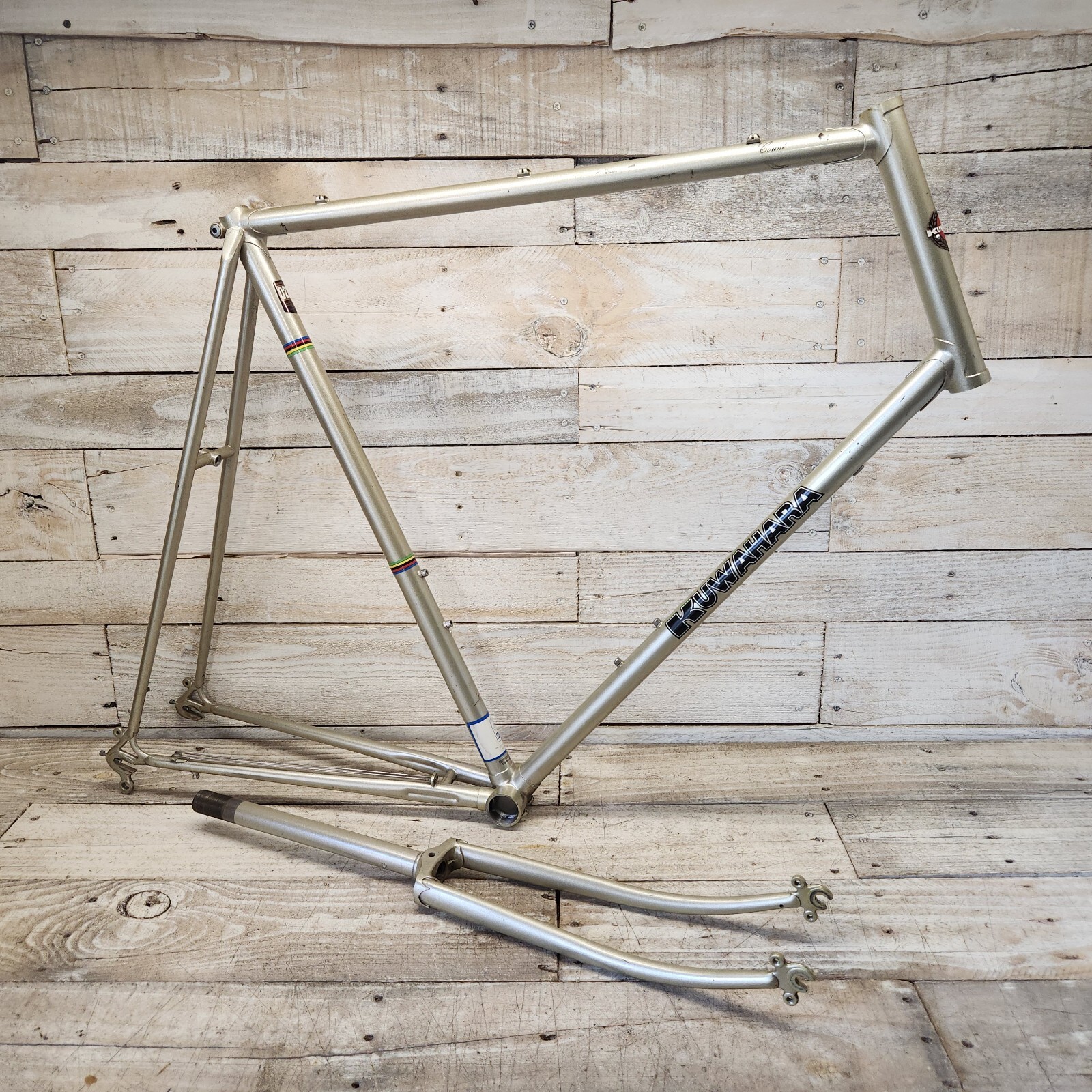 1980s Kuwahara Count Frameset 68.5cm XXL Suntour Drops Tange