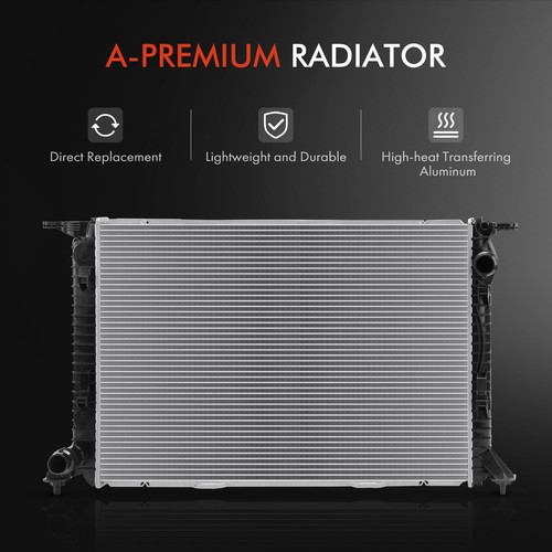 Radiator without Oil Cooler for Audi S5 08 09 10-12 V8 4.2L Manual Transmission