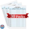 30Packs,Patient Sign in Sheets,HIPAA Compliant,Adhesive Peel-Off Patient Forms,NCR Carbonless 3 Part Forms,for Clinics,Medical Office and Healthcare Facilities (30)