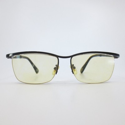 Police VPLD80K Titanium Eyeglass Frames Black Rectangular 55-16-145 COL.0530
