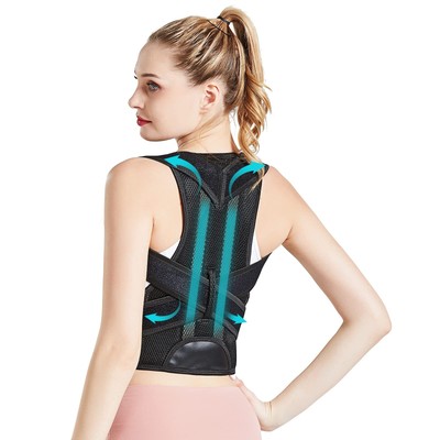 posture corrector for women and men,Adjustable Upper Back Brace Posture Corre...