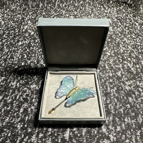 Daum Pate De Verre France Butterfly Pin Brooch Stick Hat | eBay