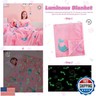 QSTEHEML Mermaid Gifts Toys for Girls Kids,Glow in The Dark Blanket Birthday Christmas Soft Luminous Throw Blanket for Age 3-12 Years Old Toddler Teens Child Daughter 50