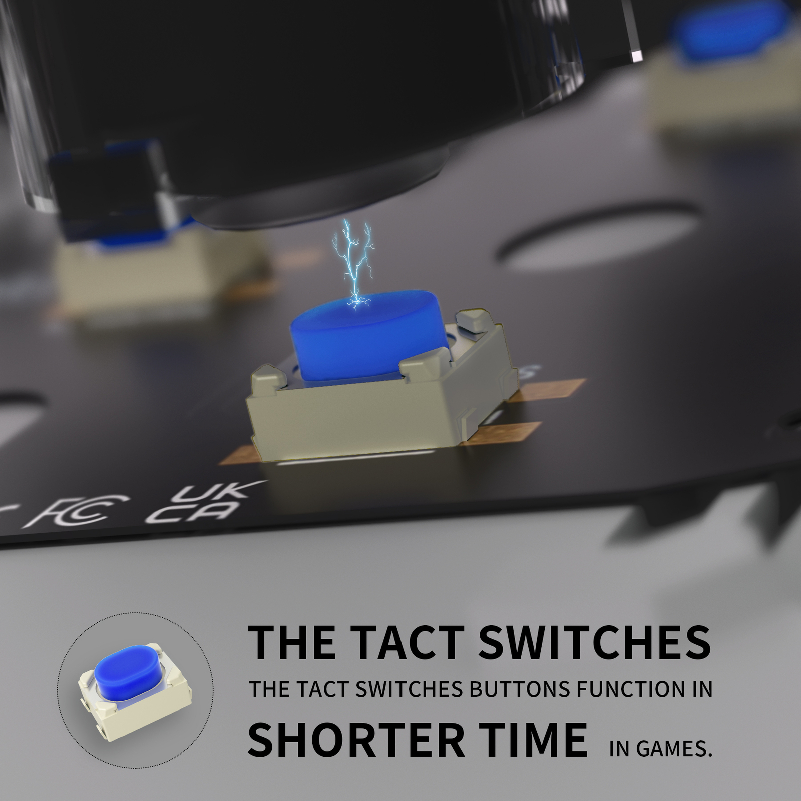 Face Clicky Kit for PS5 BDM-030 Tactile Dpad Action Buttons Mouse Click Kit