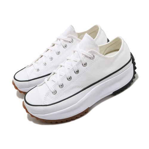Converse Run Star Hike Low OX White Gum Мужская повседневная обувь унисекс на платформе 168817C