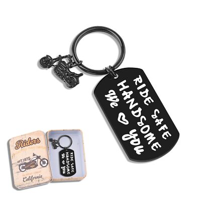 Ride Safe Handsome We Love You Keychain Dad Son Nephew Boyfriend Husband from...