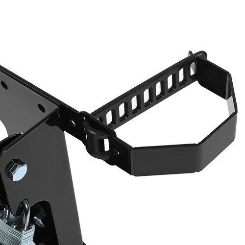 For Open Enclosed Landscape Trailer Lockable Backpack Blower Sprayer Rack Holder