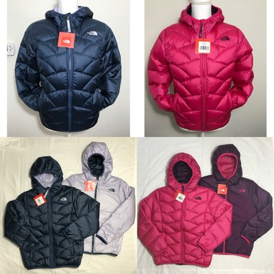 Girls purple north face jacket store