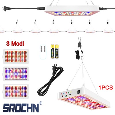 ELD Pflanzenlampe Vollspektrum 240 LEDs Grow Gemüse Blumen Lampe Pflanzenlicht
