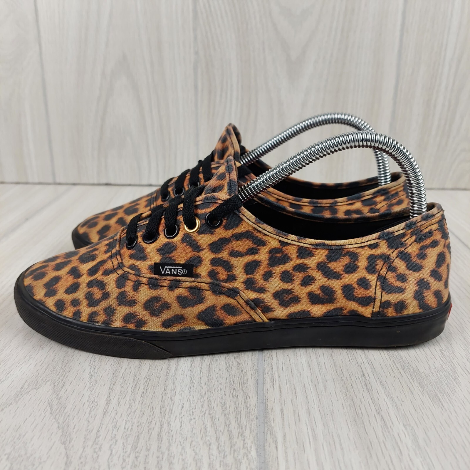 Vans Leopard Cheetah Print Black Unisex Shoes Women's 8.5 Men s 7 See  Details : купить с доставкой из США, цена 2 600 руб - (144849929515)