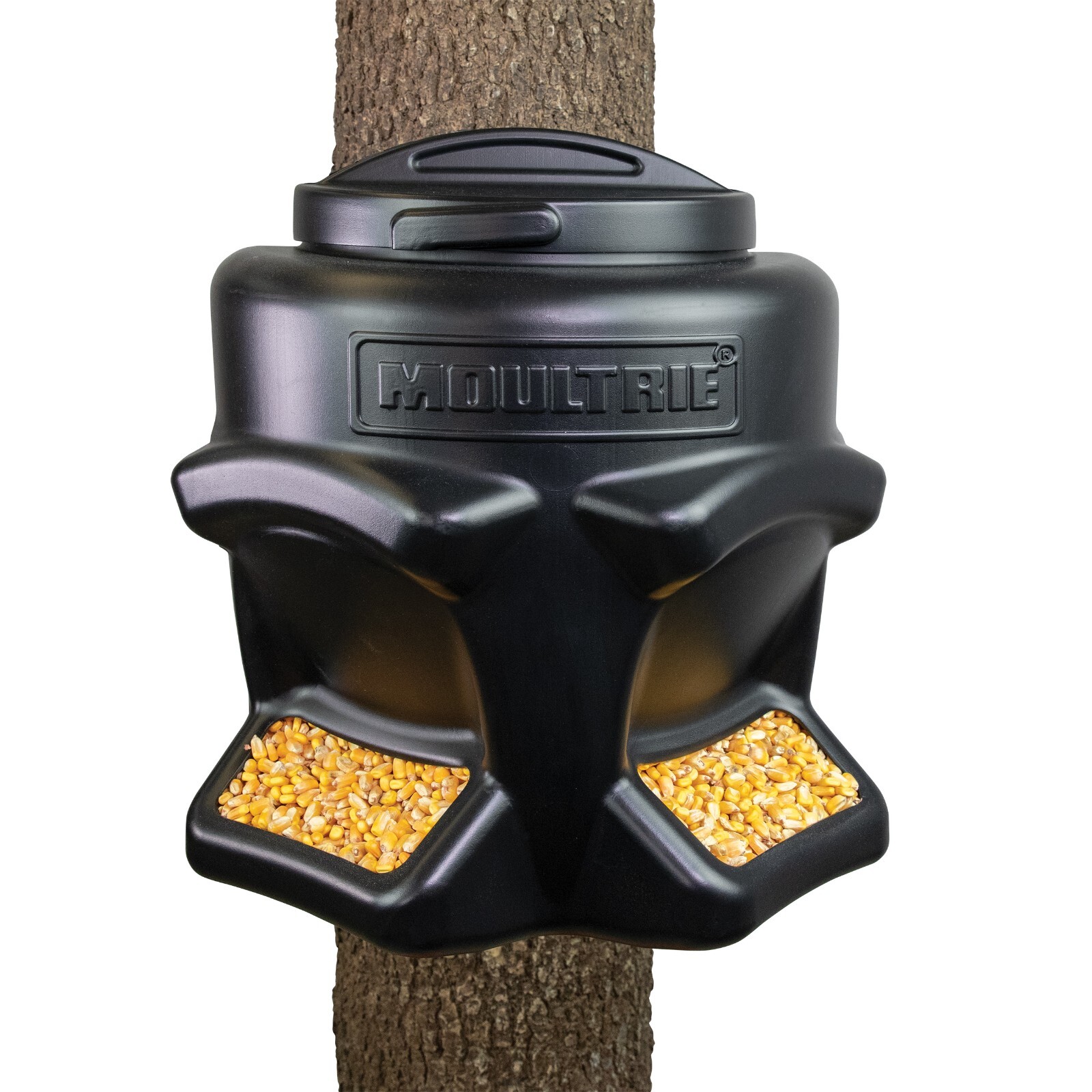 Feed Station Wildlife Gravity Feeder Deer Hunting Hold 50 Pound of Corn Portable
