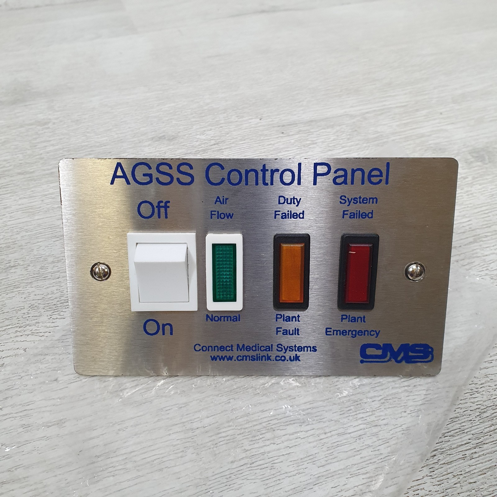 CMS AGSS Control Panel Anaesthetic Gas Scavenging System - S35