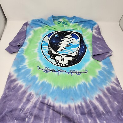 Grateful Dead Shirt Liquid Blue Space Your Face Tie Dye Size XL. Z2