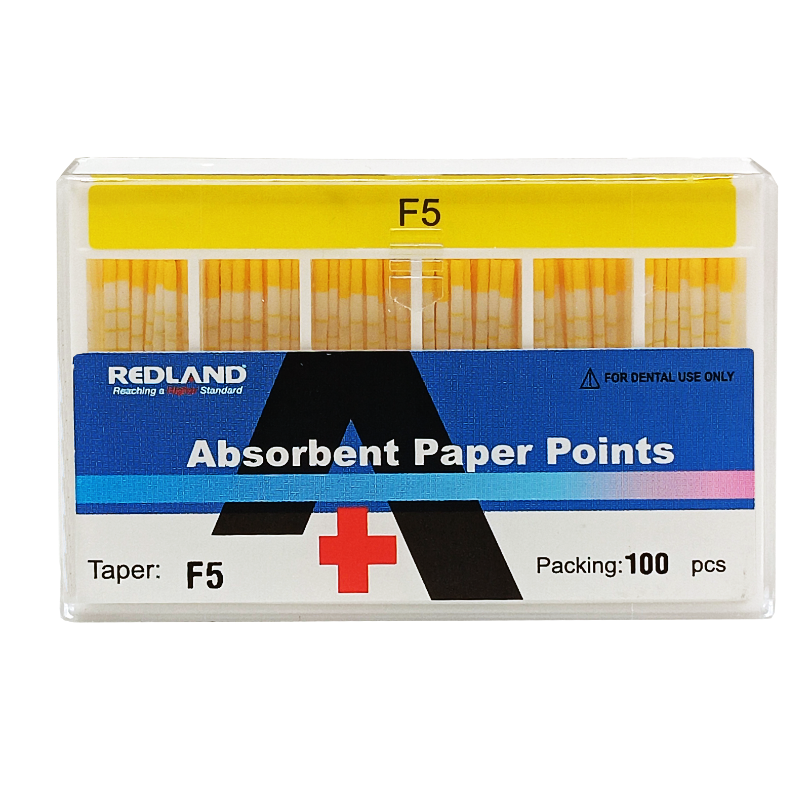 REDLAND Paper Points F1,F2,F3,F4,F5 100/Pk for Special TAPERED FILES( MM marked)
