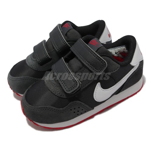 

Повседневная обувь с ремешком для малышей Nike MD Valiant TDV Black Grey White CN8560-016, Черный, Md Valiant Tdv