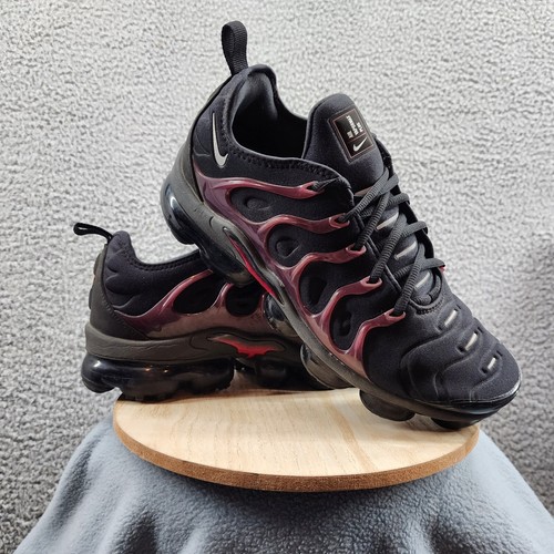 Nike Air VaporMax Plus Men's Size 9.5 Rare Black Noble Red 924453-021 Shoes  2019 | eBay