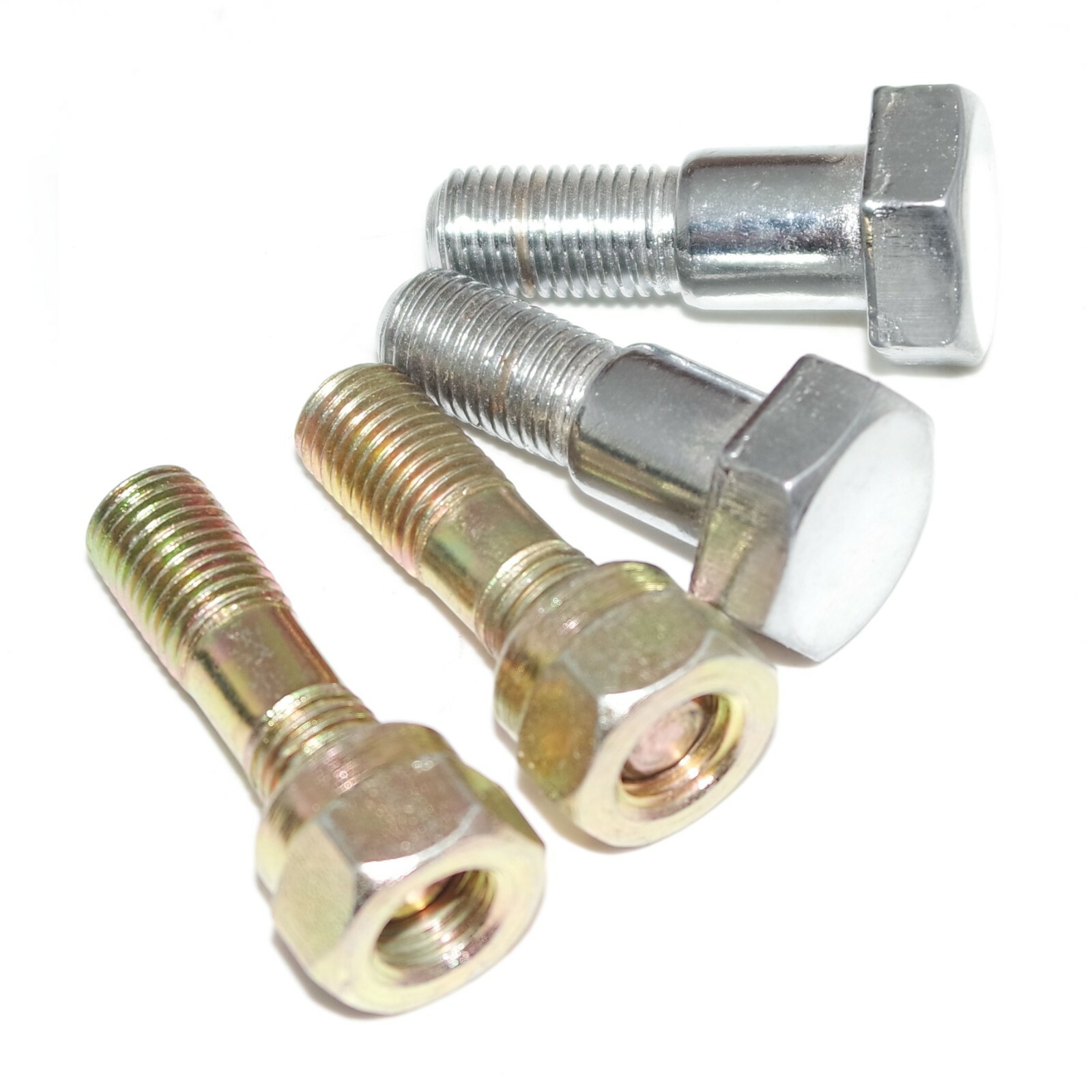 Fits Royal Enfield Classic Electra Handle Bar Clip Clamp & Bolt Stud Set 