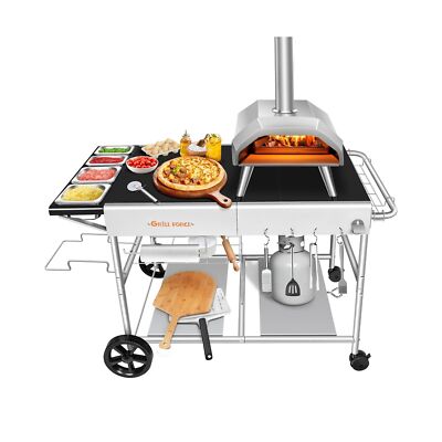 Pizza　即キャンプ7点セット Pizza 即キャンプ7点セット GRILL FORCE Pizza Oven Table with