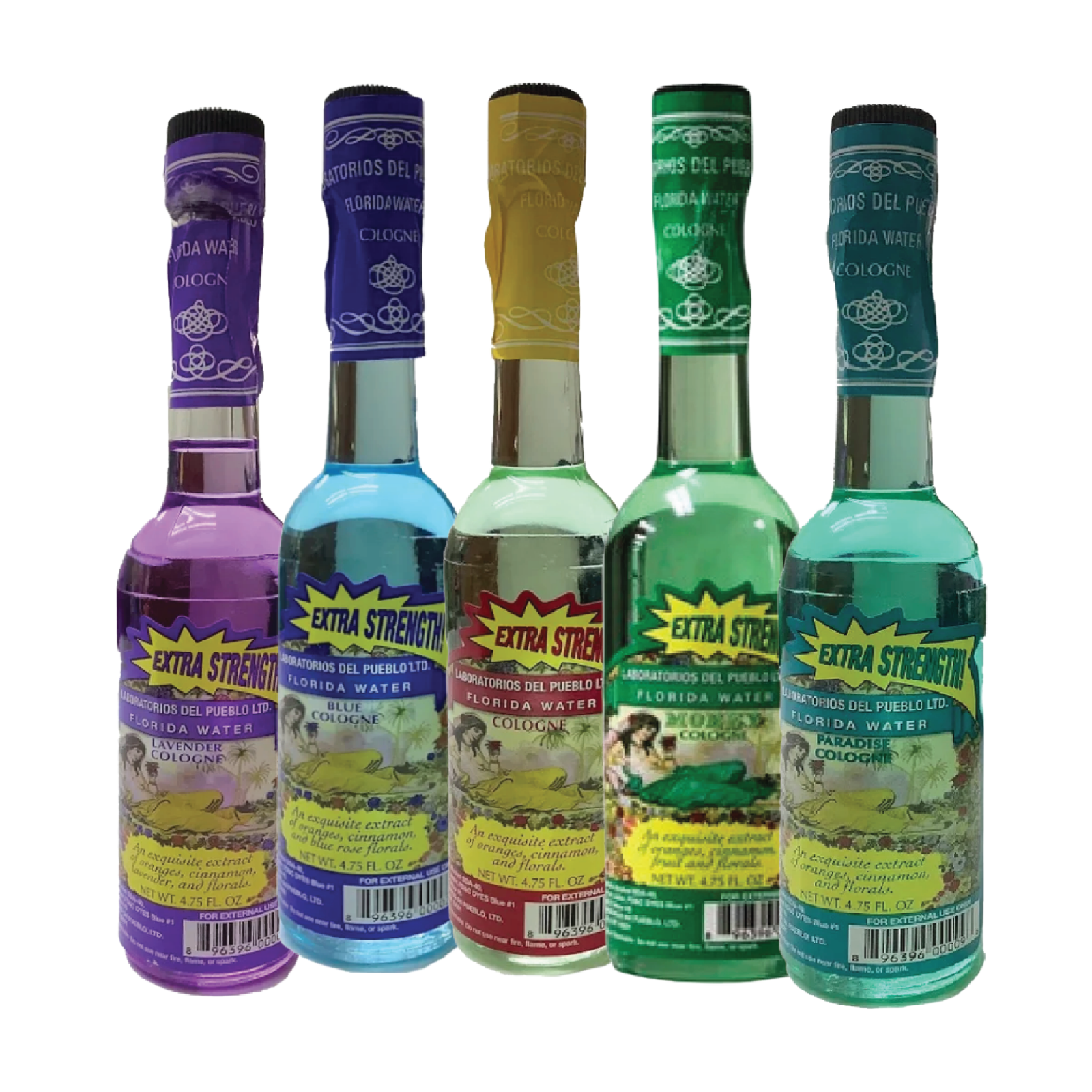Florida Water Variety Extra Strength 70% Alcohol Cologne | 4