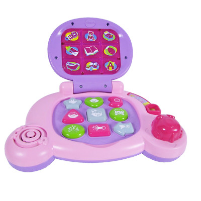VTech Baby Educational Learning Laptop Toy Pink and Purple