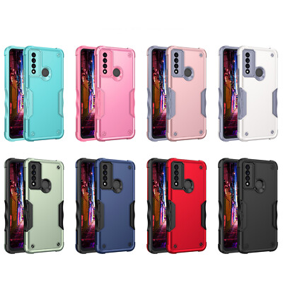 For T-Mobile REVVL V+ 5G Hybrid Rugged Non-Slip Case Shockproof Heavy Duty Cover