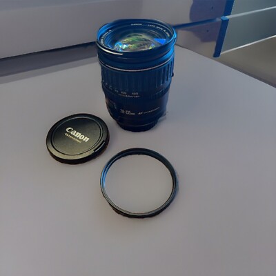 CANON EF 28-135mm F/3.5-5.6 IS USM LENS WITH 72MM UV PROTECTOR FILTER