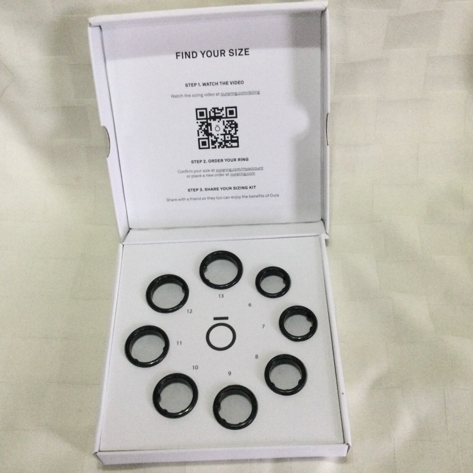 Ring Sizing Kit: Sizes 6 7 8 9 10 11 12 13 New JZ98-0030 Oura Gen3