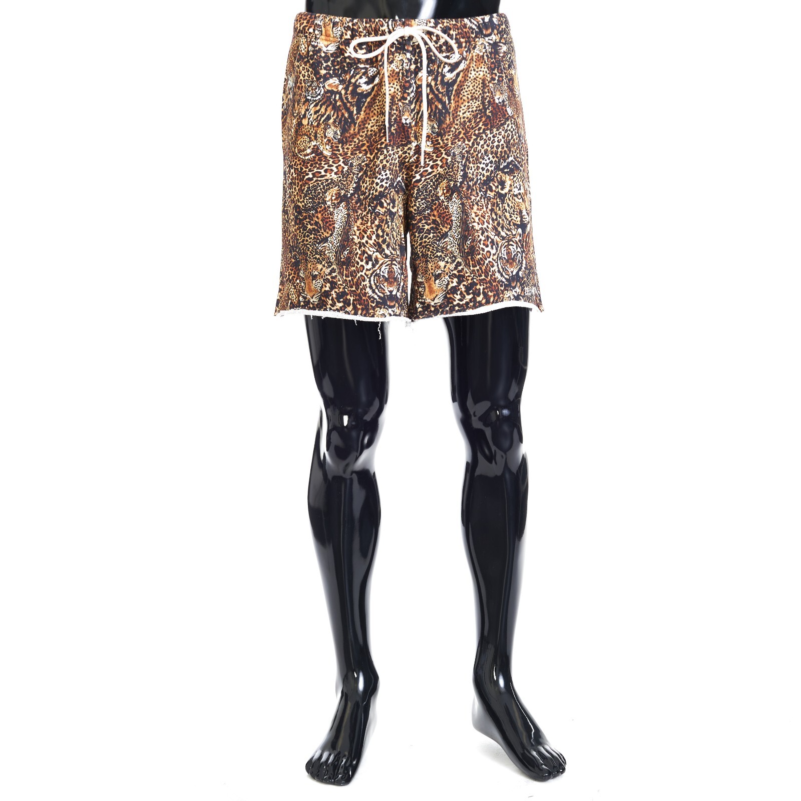 CELINE 850$ Shorts - Cotton Fleece, Tiger Print, Loose Fit CELINE 850$ Shorts - Cotton Fleece, Tiger Print, Loose Fit