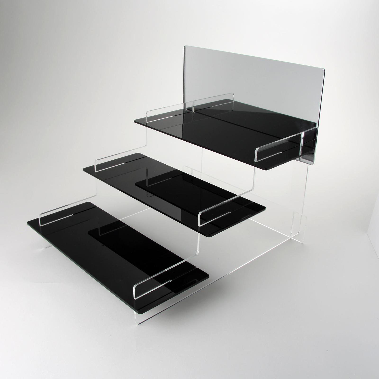 Collectibles Tiered Display Stand Figures Models Acrylic 5 Shelf Colours eBay